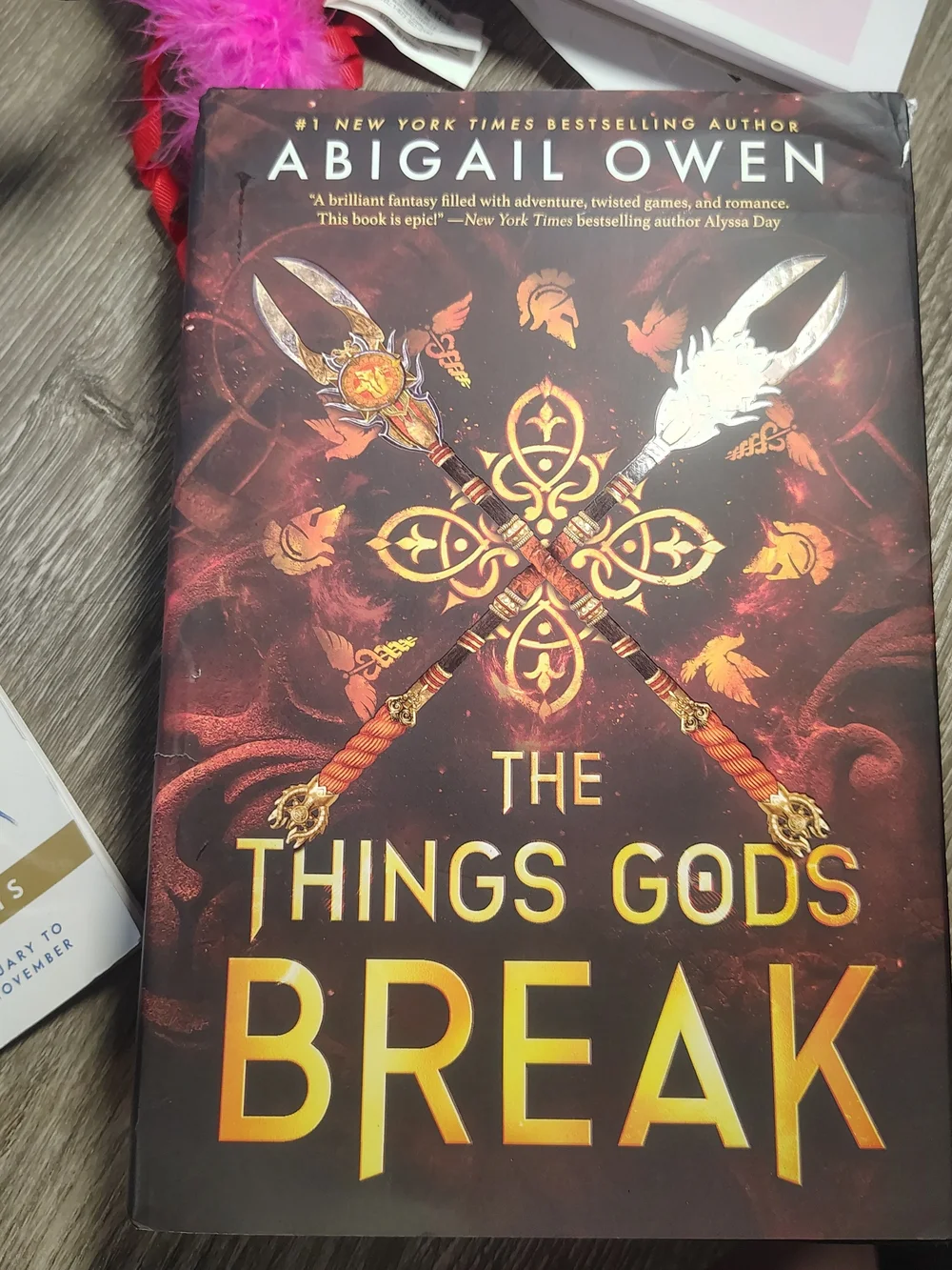 New Abigail Owen The Things Gods Break The Crucible Hardcover 2025